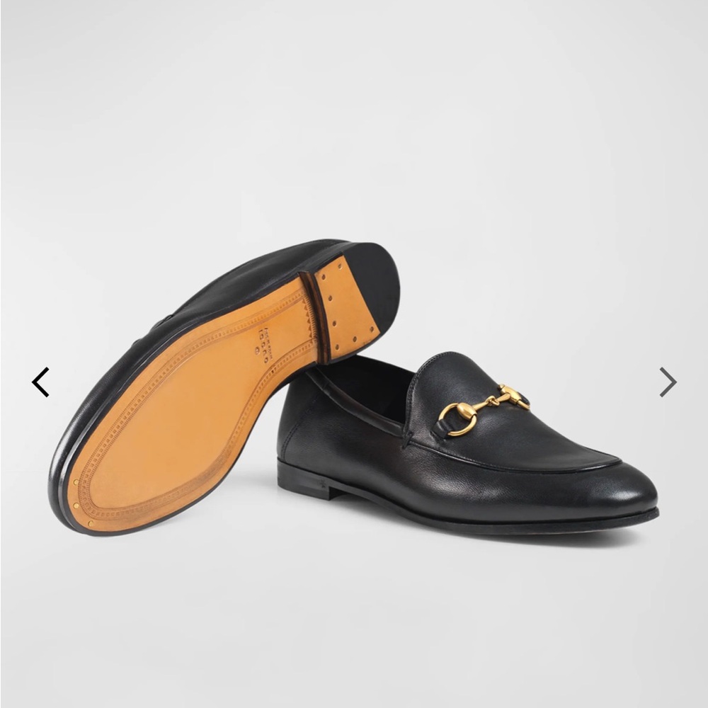 Gucci Women's Brixton Leather Horsebit Loafers (41.5)